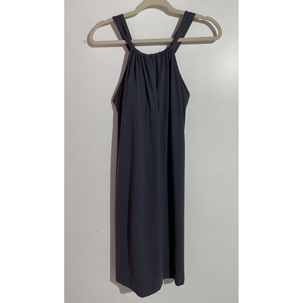 Athleta Swim Dress S Gray Kokomo UPF 50+ Built-in‎ Support Resort Cruise Beach